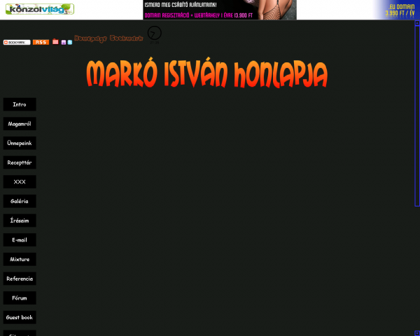 Mark Istvn honlapja
